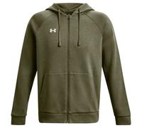 Under Armour - Rival Fleece Full Zip Hoodie - Hoodie size XL - Regular, olive