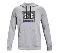 Under Armour Rival Fleece Graphic Hoodie 'Grey' 1370349-011 XXL