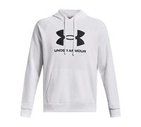 Under Armour Rival Fleece Logo Hoody White C100