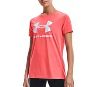 Under Armour Rival Logo Sportstyle Graphic Logo Coral Women's T Shirt