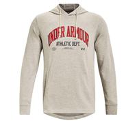 Under Armour Rival Terry Athletic Department Mens Grey Hoodie - Size Medium