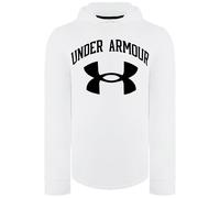 Under Armour Rival Terry Big Logo Mens White Hoodie - Size Small