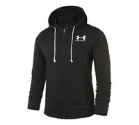 Under Armour Rival Terry Hooded Jacket 'Black' 1370409-001 L