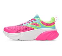 Under Armour Rogue 6 Preschool Girl's Alternative Lace Sneaker, 694 Pink Rave Fresh Blue Hyper Green, 12.5 UK Child