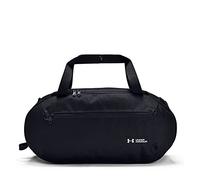 Under Armour Roland Duffle SM, Versatile and robust gym bag, men’s duffle bag practical compartments Men, Black (Black / Black / White), one size