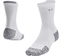 Under Armour Run Cushion Mid Crew Running Socks White Cushioned Arch Support