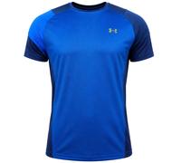 Under Armour Rush 2.0 Print Short Sleeve Mens Blue T-Shirt 1361425_436