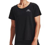 Under Armour Rush Energy Core Womens Training Top Black Short Sleeve Gym T-Shirt