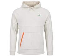 Under Armour Rush Solid Logo Pullover Mens Beige Hoodie 1370450_279