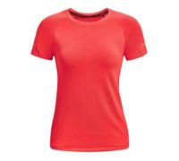 Under Armour Seamless Run T-shirt for Women, Electric Tangerine - Lightweight, breathable running top with optimal comfort and moisture-wicking performance
