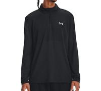 Under Armour Seamless Stride Mens Running Top Black Long Sleeve Half Zip Run