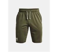 UNDER ARMOUR Shorts Men's Rival Terry Jogger Lounge Shorts KHAKI - SIZE MEDIUM