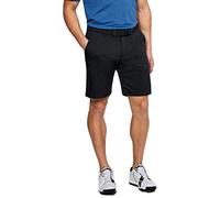 Under Armour Showdown Short Comfortable and stretchy golf clothing essential, breathable sports shorts with 4 pocket design for golf and leisure, Men Black, Black / Steel Medium Heather / Black, 36