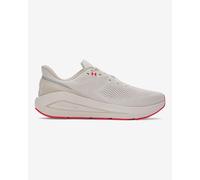 Under Armour Men's Sonic 7 Running Shoes Neutral Summit White/Khaki Base/Racer Red - Cream 43