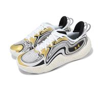 Under Armour Spawn 6 UA Gold White Men Basketball Hoopers Shoes 3027263-100