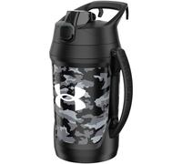 Under Armour Sports Water Jug 64oz Insulated Water Bottle w/Handle Half Gallon Fence Hook Leak Resistant Baseball Football & More