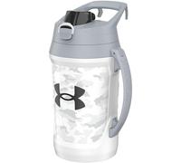 Under Armour Sports Water Jug 64oz Insulated Water Bottle w/Handle Half Gallon Fence Hook Leak Resistant Baseball Football & More