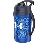 Under Armour Sports Water Jug 64oz Insulated Water Bottle w/Handle Half Gallon Fence Hook Leak Resistant Baseball Football & More