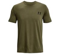 Under Armour - Sportstyle Left Chest S/S - Sport shirt size 3XL - Regular, olive