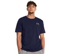 Under Armour Sportstyle Left Chest Short Sleeve Shirt - Midnight Navy / / White - L