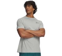 Under Armour Sportstyle Left Chest Short Sleeve Shirt - Titanium / / Clay Green - S