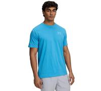 Under Armour Mens UA Left Chest Logo Short Sleeve Ether Blue/White M