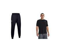 Under Armour Sportstyle Tricot Jogger Black L, Light and Breathable Sports T-Shirt, Gym Clothes with Sweat-Wicking Fabric Black L