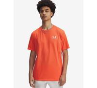 Under Armour Mens Left Chest Logo T-Shirt Colour: Orange, Size: Medium