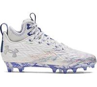 Under Armour Spotlight Clone MC LE Womens Football Cleats, White/Baja Blue, 6.5 UK