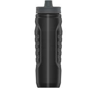 Under Armour Squeeze Water Bottles, 32 oz Water Bottles, Sideline Sports Water Bottle with Quick-Shot Lid, Quick & Easy Hydration, Gym Water Bottles, Squeeze Bottle, 1 32oz Bottle