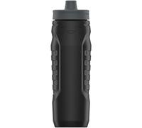 Under Armour Squeeze Water Bottles, 32 oz Water Bottles, Sideline Sports Water Bottle with Quick-Shot Lid, Quick & Easy Hydration, Gym Water Bottles, Squeeze Bottle, 1 32oz Bottle