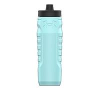 Under Armour Squeeze Water Bottles, 32 oz Water Bottles, Sideline Sports Water Bottle with Quick-Shot Lid, Quick & Easy Hydration, Gym Water Bottles, Squeeze Bottle, 1 32oz Bottle