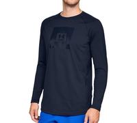 Under Armour Storm Cyclone Mens Training Top Navy Long Sleeve Gym Breathable