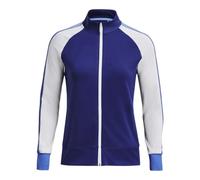 Under Armour Storm Womens Top Medium Blue White Full Zip Water Resistant Thermal