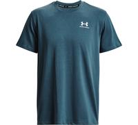 Under Armour T-Shirt UA Heavyweight Kurzarm-Oberteil mit aufgesticktem Logo