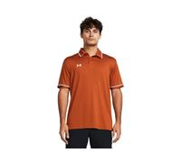 Under Armour Team Tipped Mens Short Sleeve Polo Shirt, Texas Orange / White, XXXXL