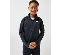 UNDER ARMOUR Tech 2.0 1/2 Zip Top, Black / / White, Size M=9-10 Years Black / / White
