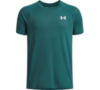 Under Armour Tech 2.0 Junior Running Top Green Short Sleeve Kids Run T-Shirt