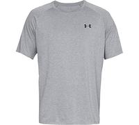 Under Armour T-Shirt UA Tech 2.0 Short Sleeve Light & Breathable Anti-Odour Grey L Regular