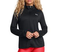 Under Armour Tech Full Zip Womens Running Top Black Long Sleeve Run Jogging