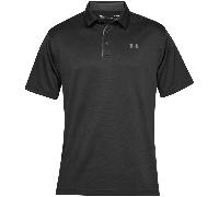 UNDER ARMOUR TECH GOLF POLO SHIRT - BLACK