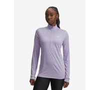 Under Armour Tech Half Zip Twist Sweatshirt Lavender Purple Women - L