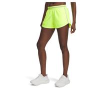 UNDER ARMOUR Women's Training Tech Play Up Shorts - Yellow, High Vis Yellow / / White, Size S, Women High Vis Yellow / / White