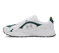 Under Armour TECH RUNNER Mens Sneakers, White / Arden Green / Metallic Silver, 9.5 UK