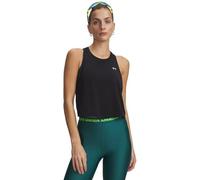 Under Armour Tech Sport Mesh Crop Sleeveless T-shirt Black L Woman