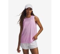 Under Armour Tech Tank Solid Sleeveless T-Shirt Pastel Pink Women - L