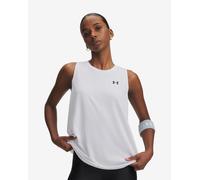 Under Armour Tech Tank Solid Sleeveless T-Shirt White Women - M