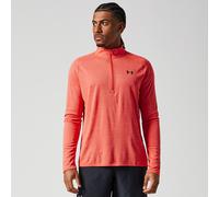 Under Armour Tech Textured 1 2 Zip Top Venom Red Black