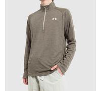 Under Armour Tech Textured Mens Half Zip Top 45689 Zip in Grey, Size: M M