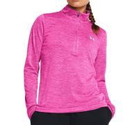 Under Armour Tech Twist Half Zip Long Sleeve Womens Training Top - Pink